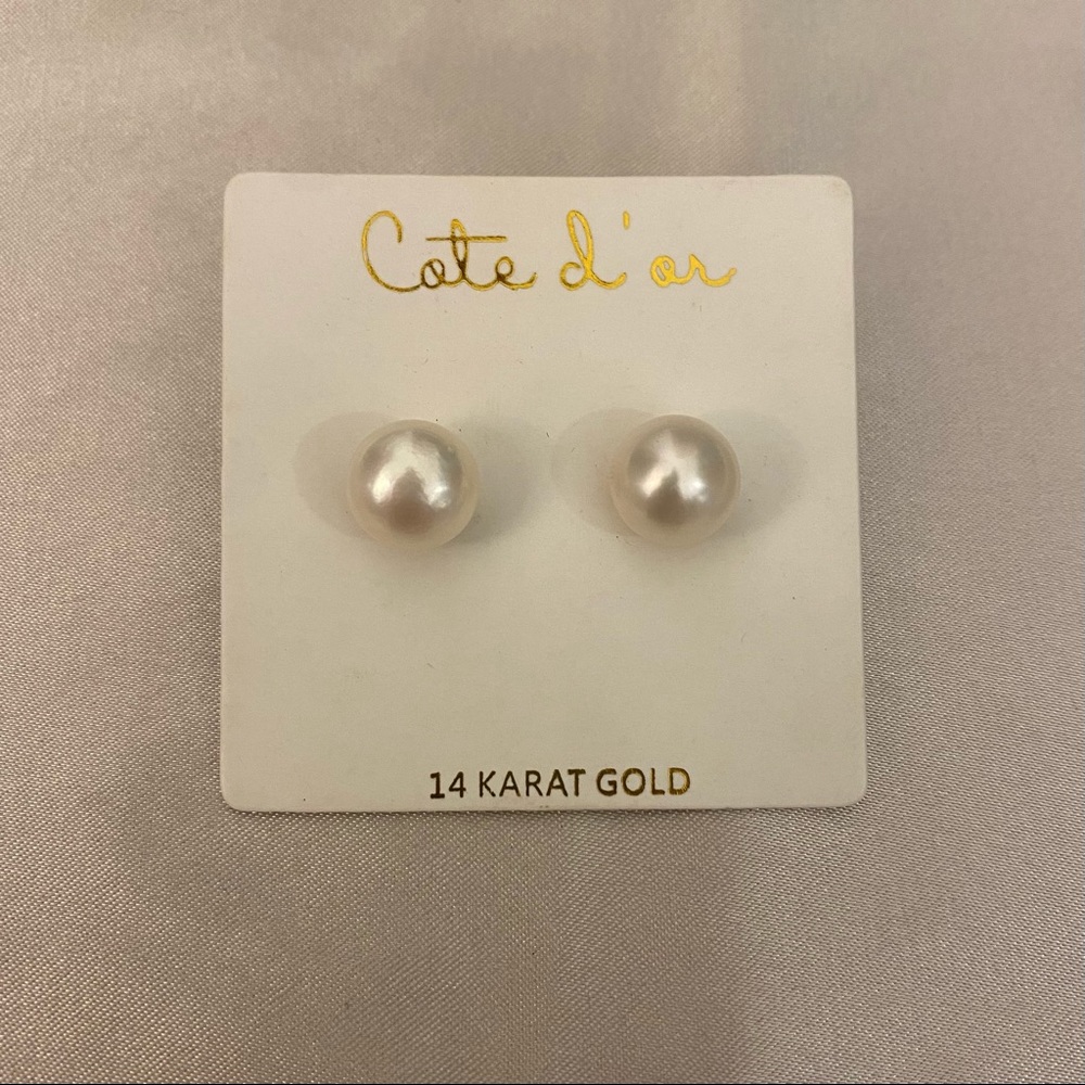 NWT 14k Pearl Earrings
